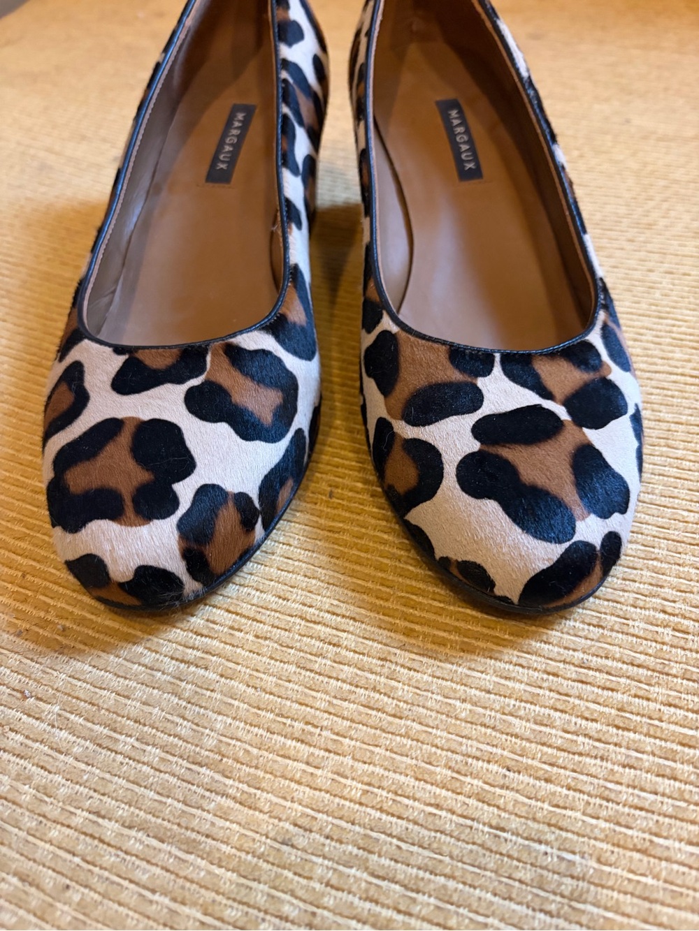 Margaux Leopard Print Heels - Picture 3 of 10